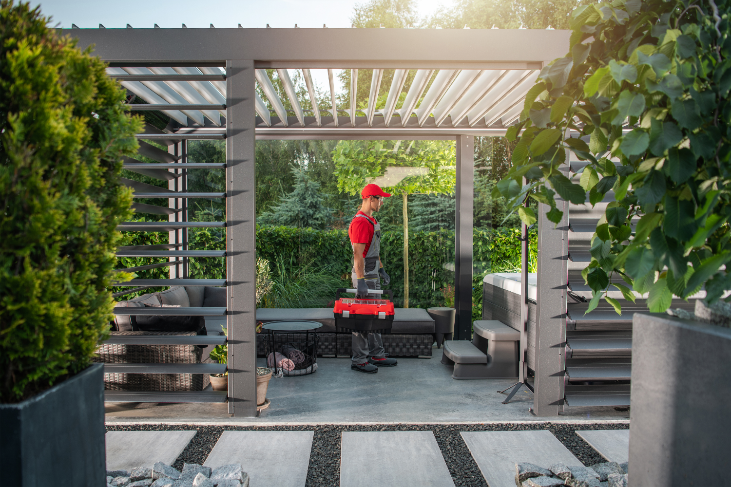 Pergola bioclimatique : confort moderne et durable