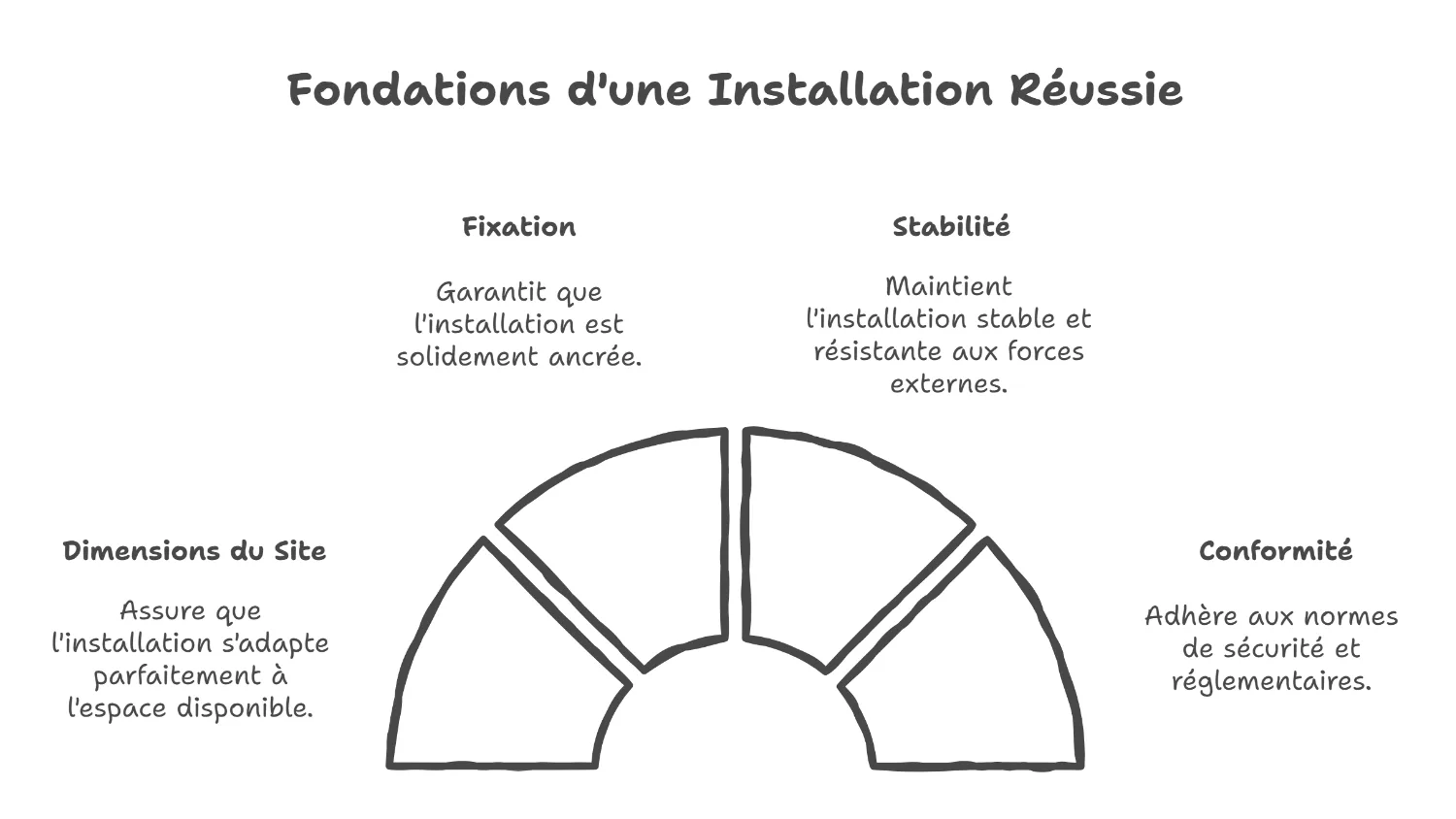 Installation professionnelle de store double pente : garantie et conformité