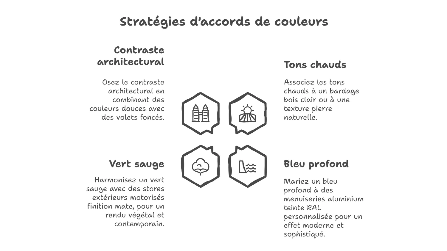 comment marier couleurs et matériaux pour un extérieur moderne
