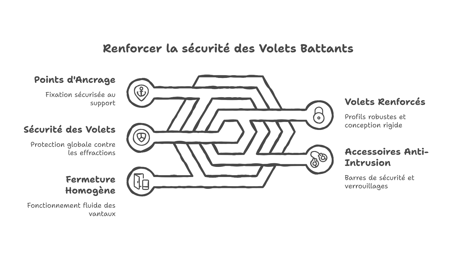 Volets battants alu anti effraction pour une maison securisee