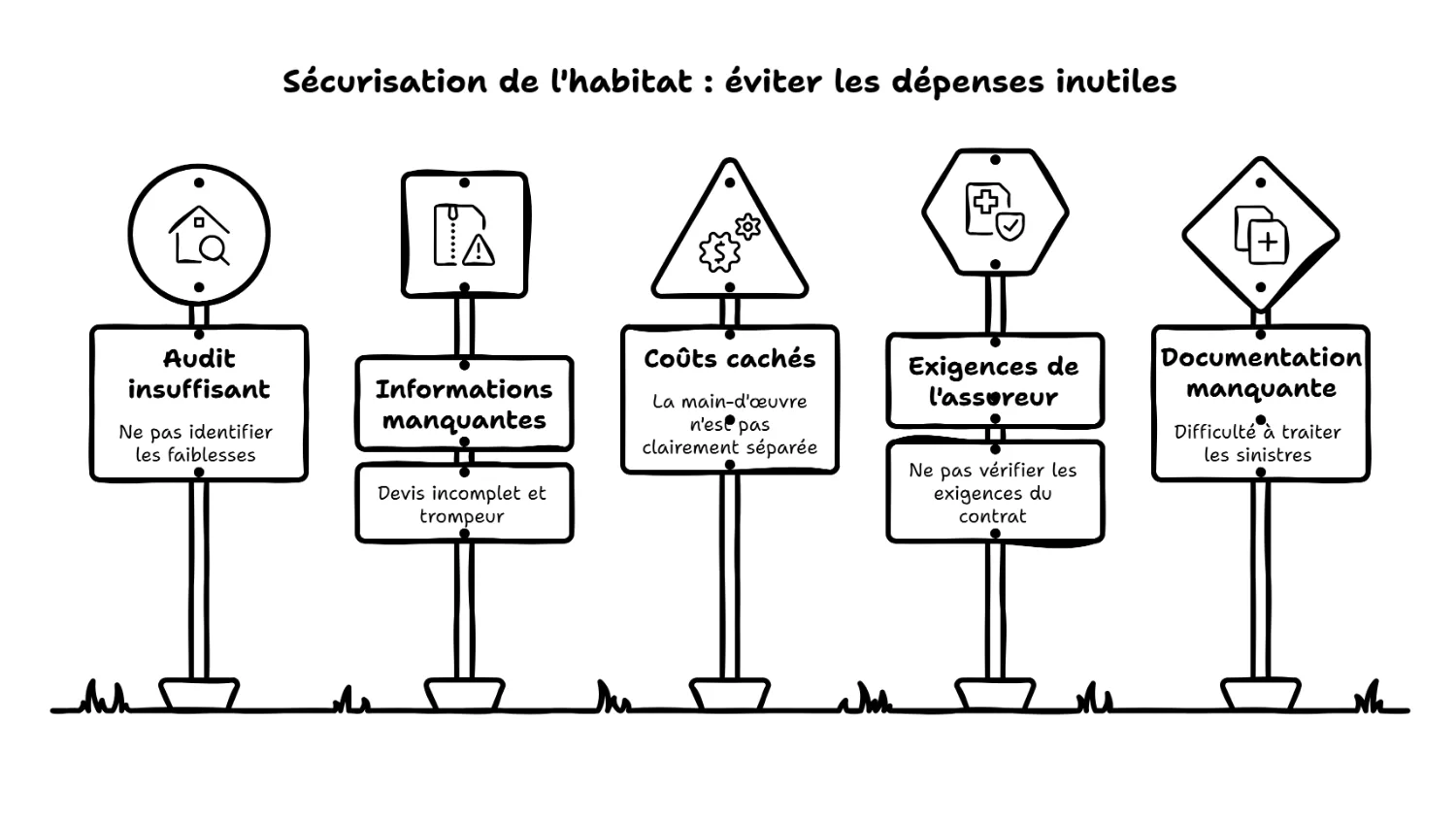 Audit de sécurité avant un devis de serrurerie