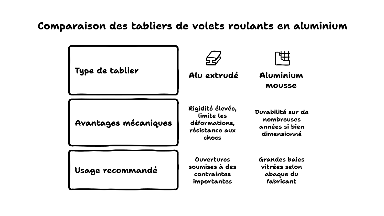 Volet roulant aluminium : quel tablier pour une grande largeur ?